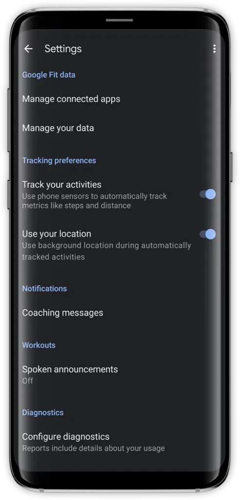 Screen 5 How to connect Google Fit to PACTIVE