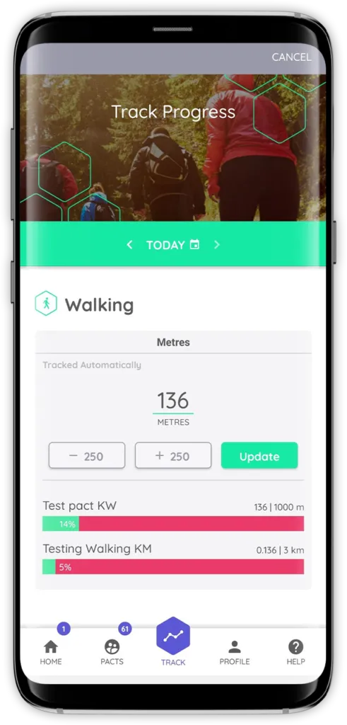 How to manually track your data