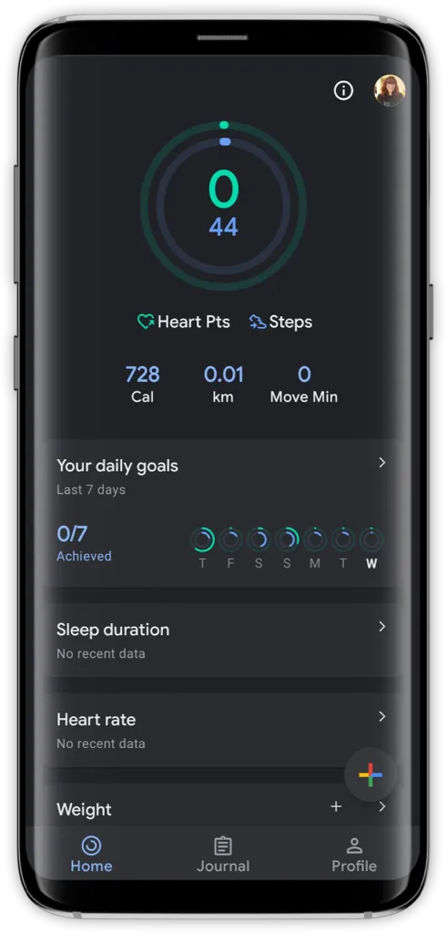 Screen 3 How to connect Google Fit to PACTIVE
